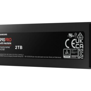 SSD Samsung 990 Pro M.2 2TB NVMe MZ-V9P2T0CW PCIe 4.0 x4 Heatsink - Figura 5